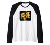 Fantastico Emblema Walkie Talkie Maglia con Maniche Raglan
