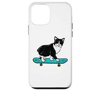 Fantastico gatto su uno skateboard - Skater Skateboarding Kitten Kids Custodia per iPhone 12 mini
