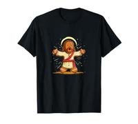 Fantastico Gesù Cristo Signore Come Gingerbread Man Maglietta