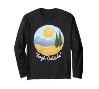 Fantastico Gogh Fuori dalla Notte Stellata Amante della Maglia a Manica