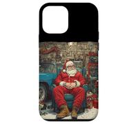 Fantastico laboratorio con questa divertente grafica di Babbo Natale Custodia per iPhone 12 mini