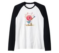 Fantastico Lecca-Lecca con Chitarra per Ragazzi e Ragazze a Dondolo Maglia con Maniche Raglan