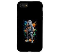 Fantastico leone in un outfit hip hop casual con bombe Custodia per iPhone SE (2020) / 7 / 8