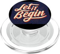 Fantastico logo Let it Begin per uomo e donna PopSockets PopGrip per MagSafe