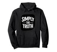 Fantastico Logo Simply The Truth Felpa con Cappuccio