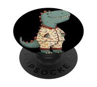Fantastico look dinosauro per gli amanti del pigiama e degli indumenti da notte PopSockets PopGrip Adesivo
