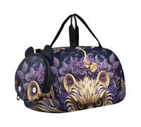 Fantastico Mostro Di Halloween Borsa Sportiva da Nuoto e Palestra con Scomparto per Scarpe Borsa da Viaggio per Il Fine Settimana Borsone per Ragazzi