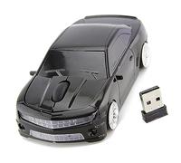 Fantastico Mouse Wireless a Forma di Auto Sportiva 2.4G, Mouse con Sensore Ad Alta Precisione per Computer Portatile, Mouse di Base a 3 Pulsanti per Ragazzi Uomini Bambini (Nero)