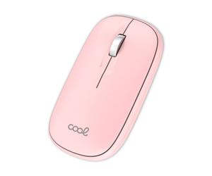 Fantastico mouse wireless sottile 2 in 1 (Bluetooth + adattatore USB) Rosa