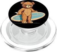 Fantastico orsacchiotto da surf per l'estate e le vacanze PopSockets PopGrip per MagSafe