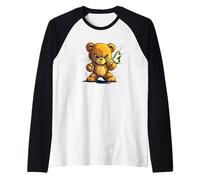 Fantastico orsacchiotto elettrico con costume da tuono Maglia con Maniche Raglan