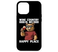 Fantastico orso californiano con dichiarazione Wine Country Custodia per iPhone 12 Pro Max