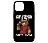 Fantastico orso californiano con dichiarazione Wine Country Custodia per iPhone 14
