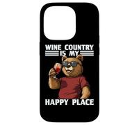 Fantastico orso californiano con dichiarazione Wine Country Custodia per iPhone 14 Pro