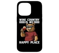 Fantastico orso californiano con dichiarazione Wine Country Custodia per iPhone 14 Pro Max