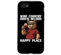 Fantastico orso californiano con dichiarazione Wine Country Custodia per iPhone SE (2020) / 7 / 8