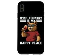 Fantastico orso californiano con dichiarazione Wine Country Custodia per iPhone XS Max