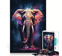 Fantastico puzzle a forma di elefante,1000 pezzi,gioco di logica,pezzi a incastro preciso,divertimento assicurato per tutta la famiglia,attività serale (38x26cm)