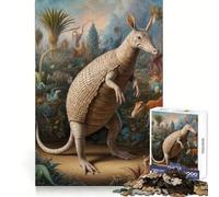 Fantastico puzzle Armadillo Safari da 1000 pezzi per adolescenti, ideale per stimolare la memoria, favorire il relax, ottenere bordi precisi e come regalo festivo (38x52cm)