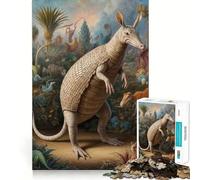 Fantastico puzzle Armadillo Safari per ragazzi,1000 pezzi,gioco di abilità mentale,taglio laser per un incastro perfetto,momento di tranquillità ed esercizio mentale a casa (38x26cm)