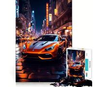 Fantastico puzzle da 1000 pezzi a tema città per adulti divertente allenamento mentale,componenti robusti e ben definiti,attività rilassante e distensiva (50x75cm)
