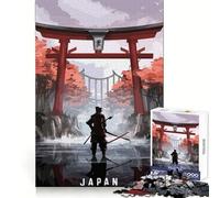 Fantastico puzzle giapponese Torii Gate da 1000 pezzi per adolescenti, ideale per stimolare la memoria, favorire il relax, ottenere bordi precisi e come regalo festivo (38x52cm)