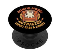 Fantastico regalo divertente per gli amanti dei gatti da nipote per ragazzi e ragazze PopSockets PopGrip Adesivo