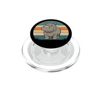 Fantastico regalo per gli amanti degli animali, ippopotamo, per uomini, donne, bambini PopSockets PopGrip per MagSafe