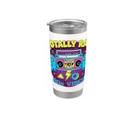 Fantastico regalo vintage anni '80 con design grafico retrò per uomini, donne, bambini Bicchiere termico in acciaio inox doppia parete
