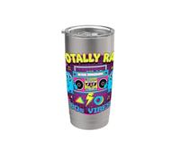 Fantastico regalo vintage anni '80 con design grafico retrò per uomini, donne, bambini Bicchiere termico in acciaio inox doppia parete