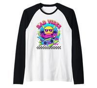 Fantastico Regalo Vintage Anni '80 Old School per Uomini, Donne e Bambini Maglia con Maniche Raglan
