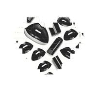 Fantastico rossetto nero labbra stampa edificio mattoni puzzle a forma di cuore puzzle in mattoni puzzle 3D decorazioni per la casa fai-da-te