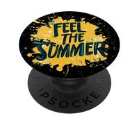 Fantastico vestito estivo colori per sentire gli amanti dell'estate PopSockets PopGrip Adesivo