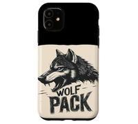 Fantastico vestito naturale da lupo con design discorso pacchetto lupo Custodia per iPhone 11