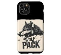 Fantastico vestito naturale da lupo con design discorso pacchetto lupo Custodia per iPhone 11 Pro