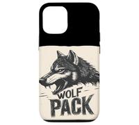 Fantastico vestito naturale da lupo con design discorso pacchetto lupo Custodia per iPhone 12/12 Pro