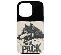 Fantastico vestito naturale da lupo con design discorso pacchetto lupo Custodia per iPhone 13 Pro