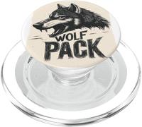 Fantastico vestito naturale da lupo con design discorso pacchetto lupo PopSockets PopGrip per MagSafe