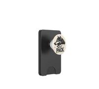 Fantastico vestito naturale da lupo con design discorso pacchetto lupo PopSockets PopWallet per MagSafe