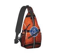 Fantastico zaino a tracolla per uomo donna, borsa a tracolla multiuso compatibile con borsa sportiva da basket, zaino da viaggio durevole con cerniera, regolabile e traspirante