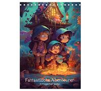 Fantastische Abenteurer in magischen Welten (Tischkalender 2026 DIN A5 hoch), CALVENDO Monatskalender: Magischer Kinderabenteuer-Kalender