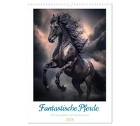Fantastische Pferde (Wandkalender 2026 DIN A3 hoch), CALVENDO Monatskalender: Ein Pferd ist ein großes vierbeiniges Säugetier, das für verschiedene Zwecke gehalten wird