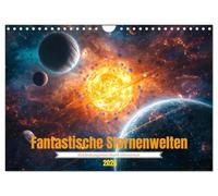 Fantastische Sternenwelten (Wandkalender 2026 DIN A4 quer), CALVENDO Monatskalender: Entdeckungsreise durch das Universum