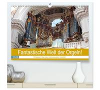 Fantastische Welt der Orgeln (hochwertiger Premium Wandkalender 2026 DIN A2 quer), Kunstdruck in Hochglanz: Die Grand Dame unter den Musikinstrumenten.