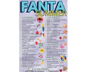 FANTASummer - il libro: il gioco più virale del 2024, sfida le tue migliori amiche con 60 challenge a punti per vivere un' estate indimenticabile!