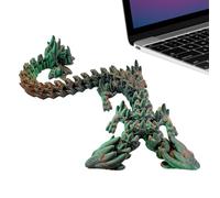 Fantasy 3D Dragon Figurine - Detailed Printed Model For Collectors And Hobbyists | Durable PLA Material With Hand Finished Appearance, Display, And Enthusiasts