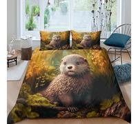 Fantasy Animal 3D Bedding Quilt Covers Double Size Anime Animals Duvet Cover Set 3D Printed Children Boys Girls Quilt Cover For Bedroom Decor Double（200x200cm）