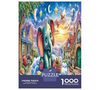 Fantasy Animal Garden 1000 Pezzi The Elephant in The Magic Rainbow Forest Puzzle Giocattoli Puzzle Giochi Decorazione Della Famiglia Per Adulti E Ragazzi Romantico Regalo Per 70x50cm/1000pcs