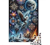 Fantasy Artwork Dark Magic Jigsaw Puzzle Impossible 1000 Pezzi Decorazione Per La Casa. Giochi Rilassamento E Intelligence Per Adulti E Ragazzi Da 14 Anni 38x26cm/1000pcs
