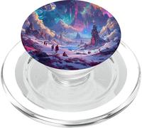 Fantasy Astratto Pianeta Neve PopSockets PopGrip per MagSafe